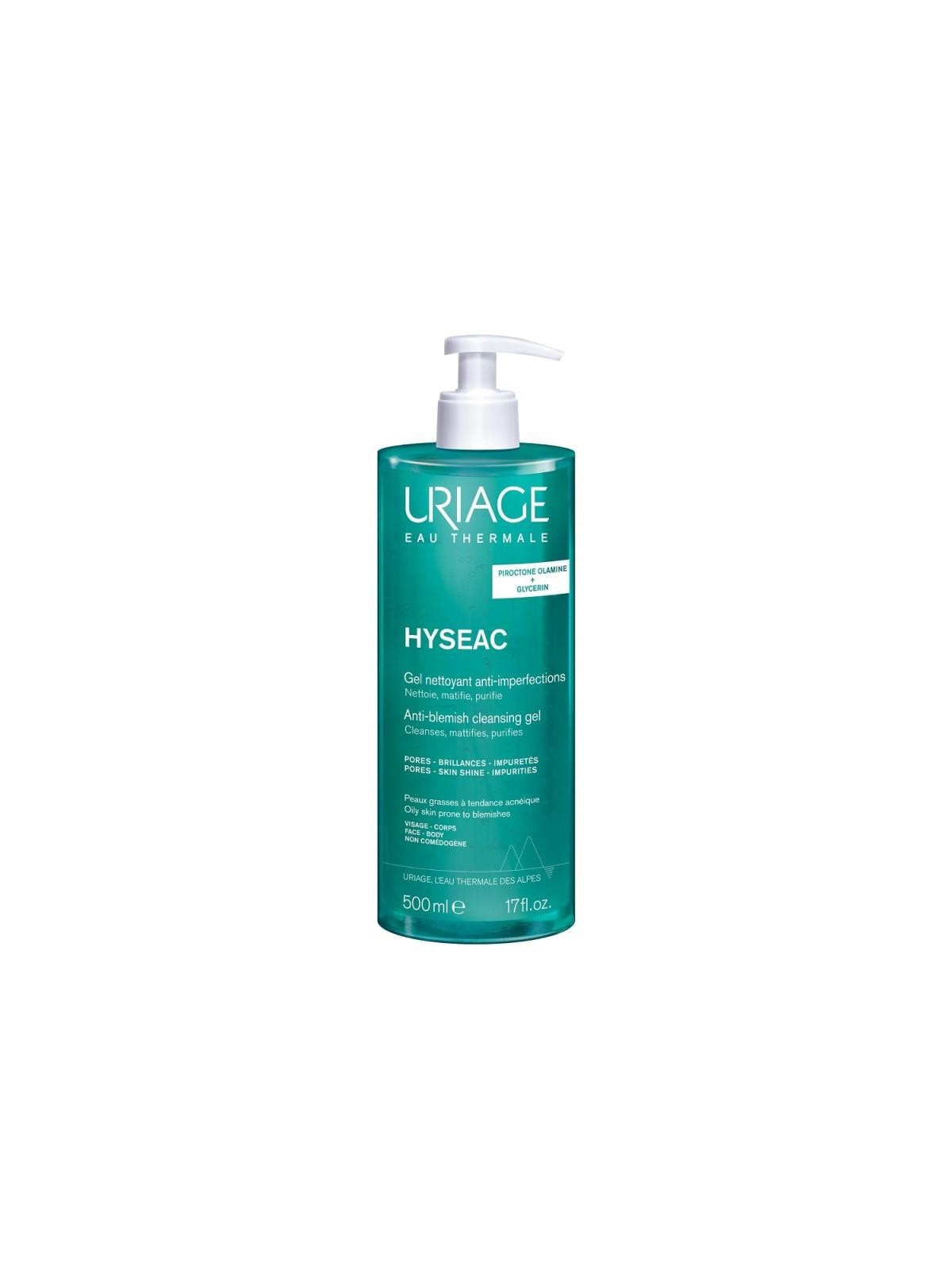 Uriage hyseac gel detergente anti-imperfezioni 500ml
