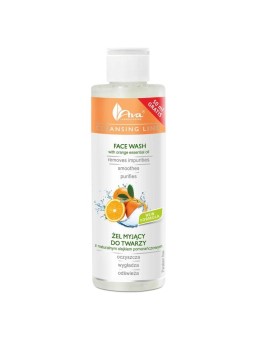Ava laboratorium face wash gel detergente viso all'arancia 200 ml