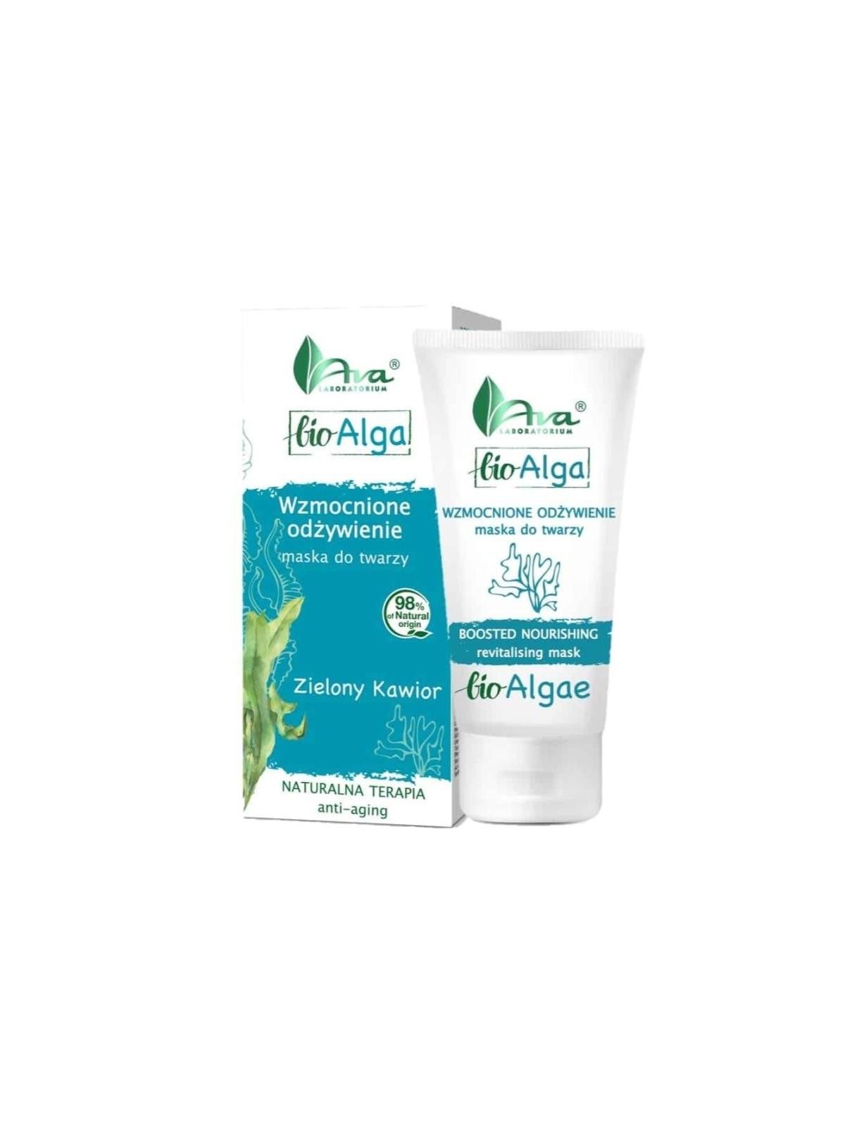 Ava laboratorium maschera viso bio alga 2 cremosa nutriente 50ml