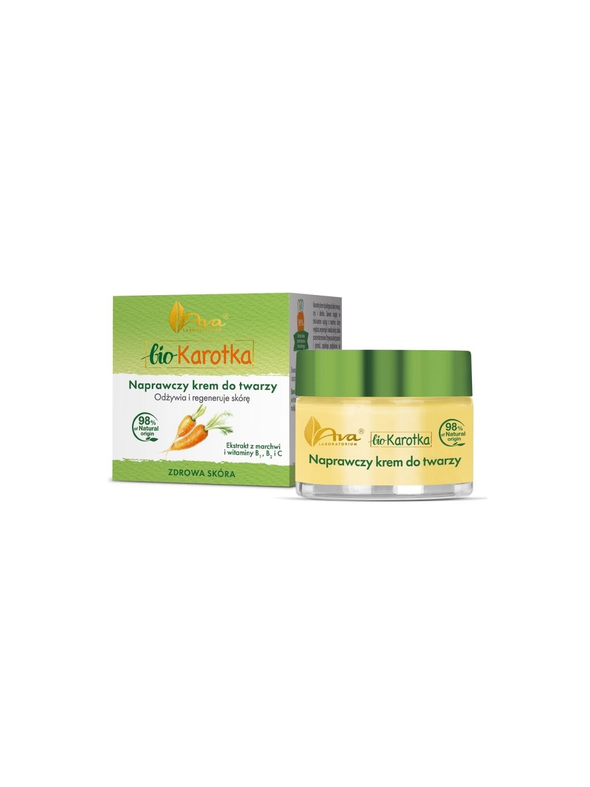 Ava laboratorium crema viso riparatrice bio karotka 50 ml