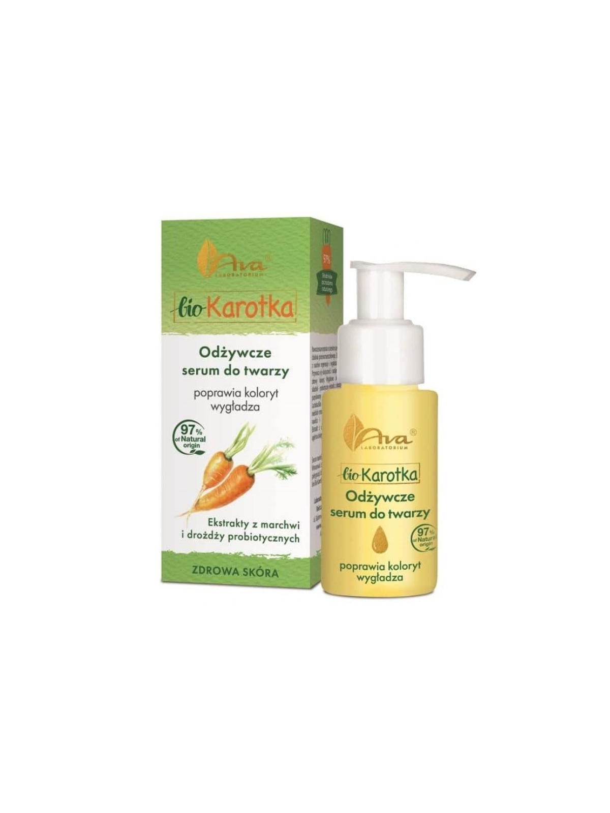 Ava laboratorium bio karotka siero viso nutriente 50 ml