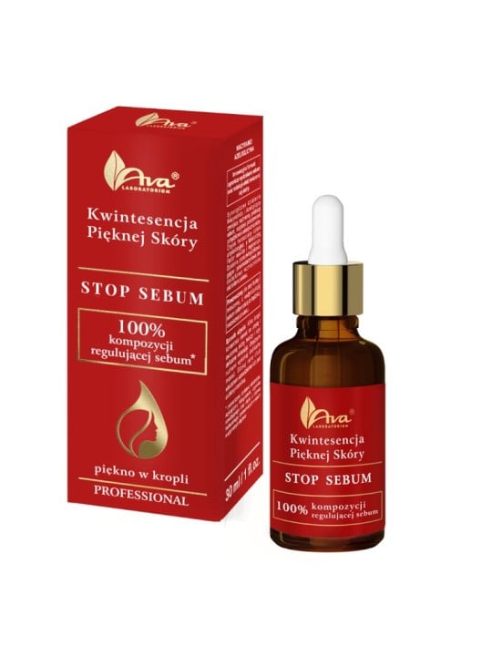 Ava laboratorium quintessence of beautiful skin stop sebum siero viso normalizzante 30 ml