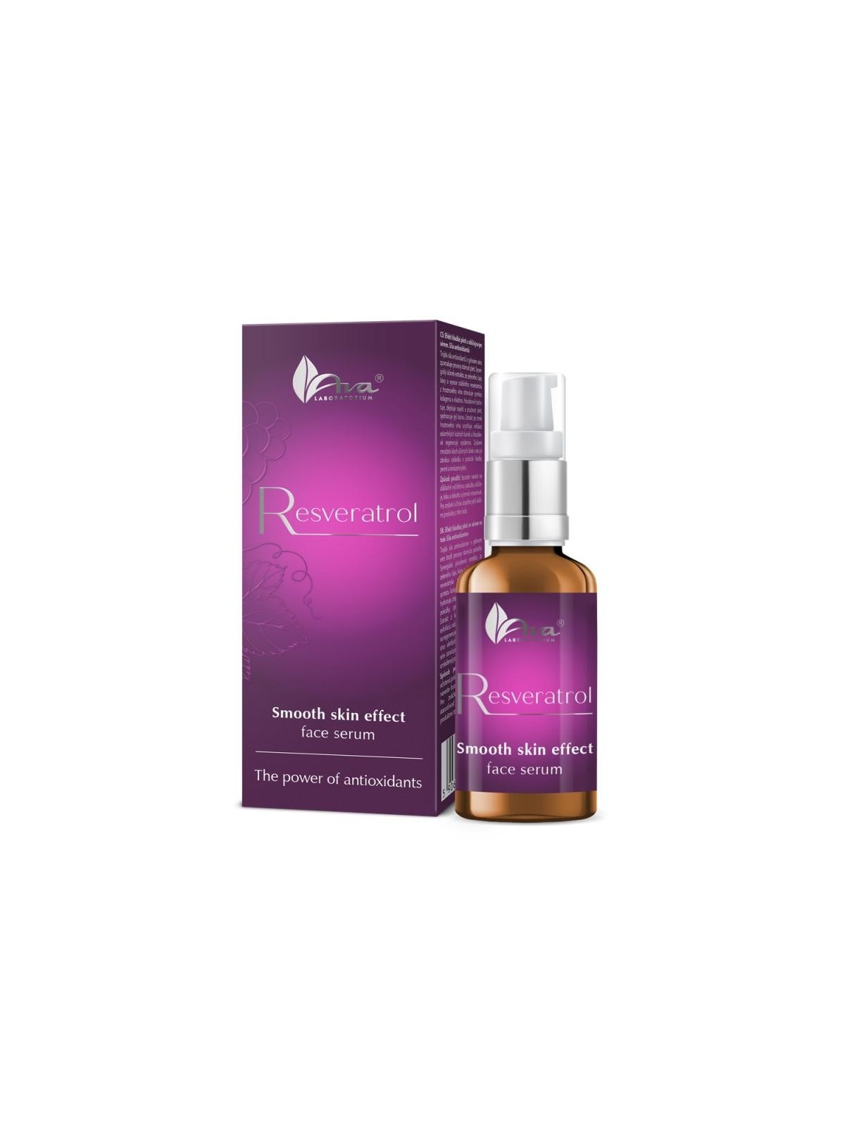 Ava laboratorium siero viso effetto pelle liscia al resveratrolo 30 ml