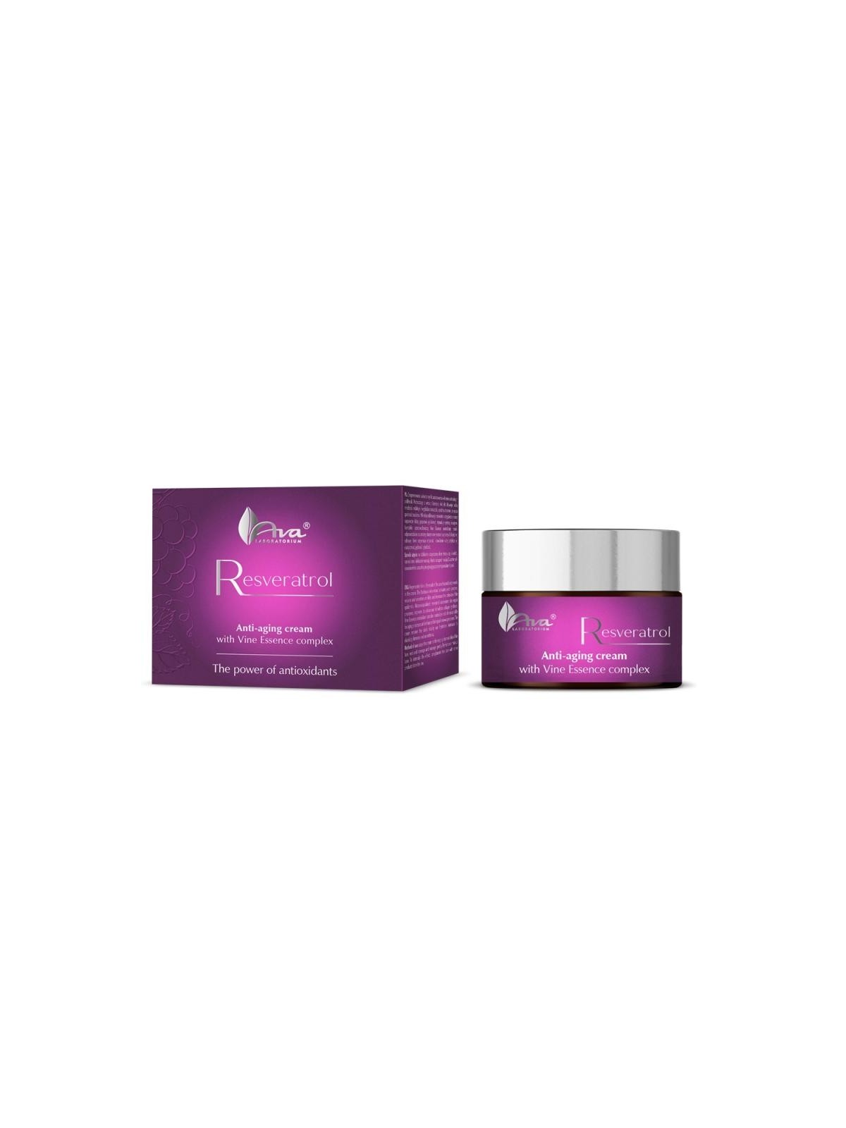 Ava laboratorium crema anti-età al resveratrolo con complesso vine essence 50 ml