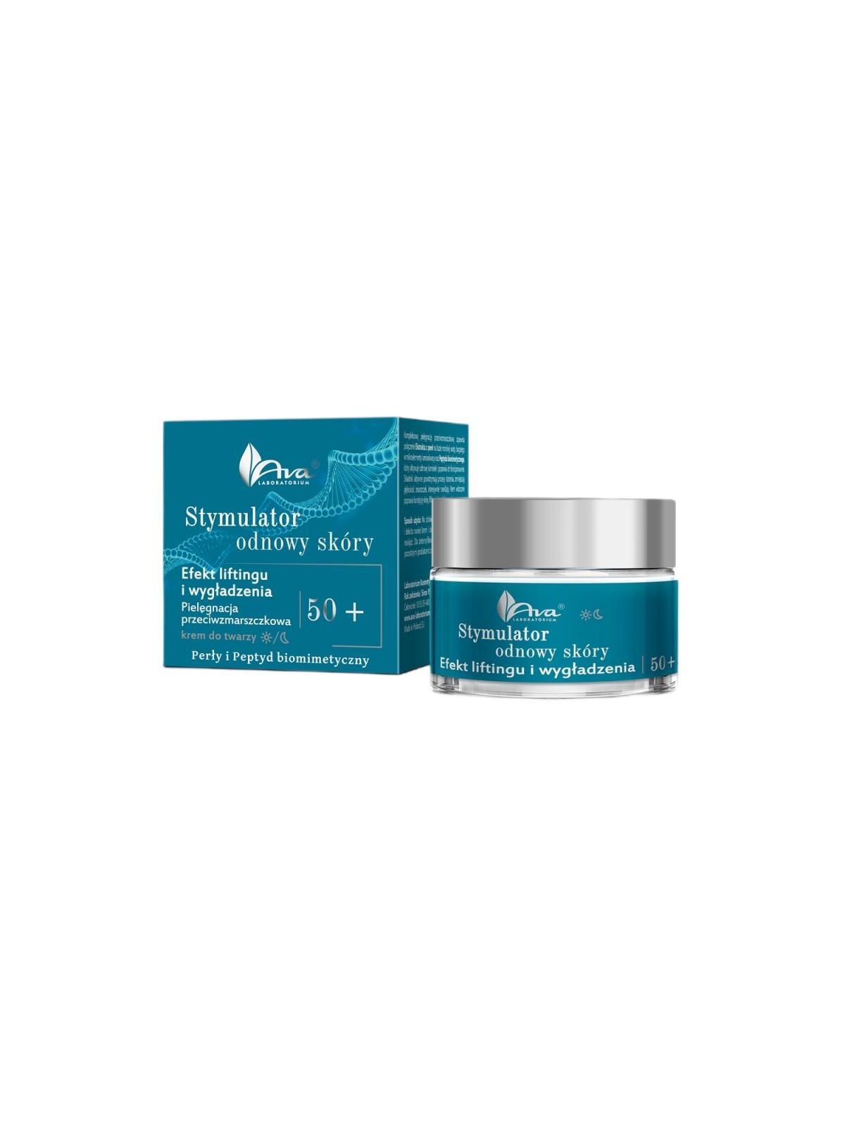 Ava laboratorium crema viso effetto lifting e levigante stimolatore del rinnovamento cutaneo per giorno e notte 50 ml