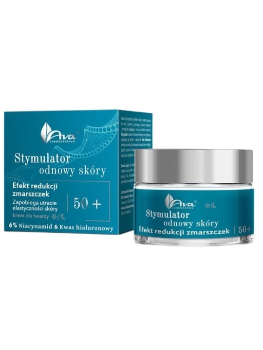 Ava laboratorium crema viso antirughe effetto stimolatore del rinnovamento cutaneo per giorno e notte 50 ml