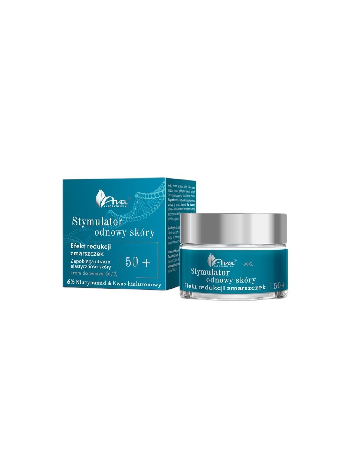 Ava laboratorium crema viso antirughe effetto stimolatore del rinnovamento cutaneo per giorno e notte 50 ml