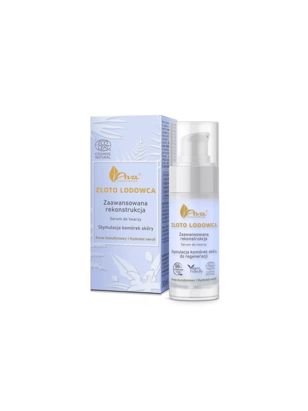Ava laboratorium siero viso glacier gold 30 ml