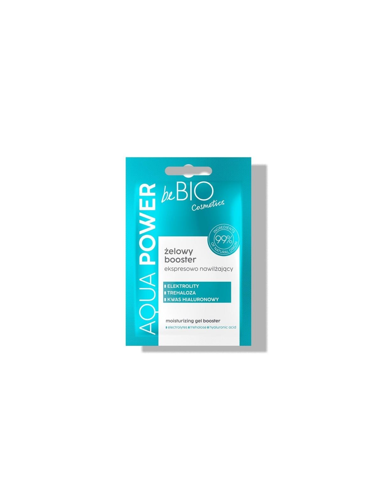 Be bio maschera idratante gel booster aqua power di ewa chodakowska con acido ialuronico 10 ml