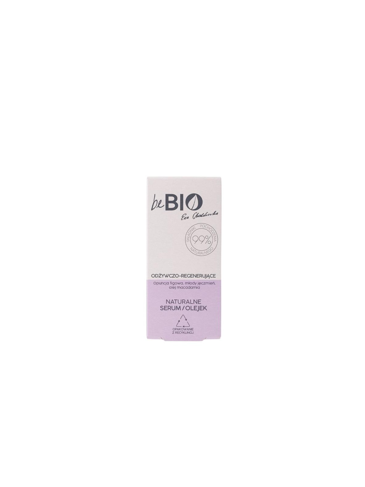 Be bio ewa chodakowska siero naturale/olio nutriente rigenerante 30ml