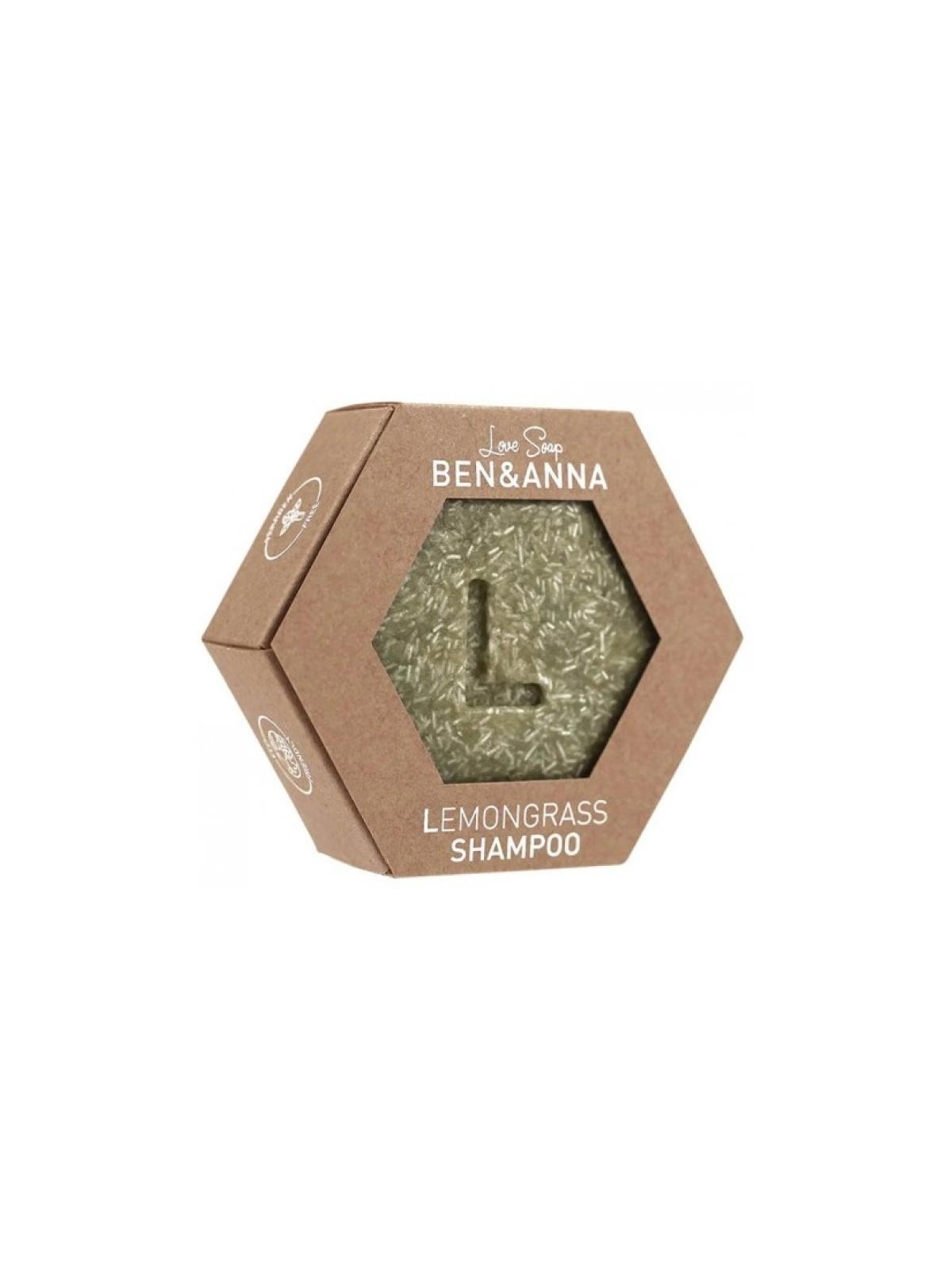 Ben&anna shampoo alla citronella, saponetta da 60 g