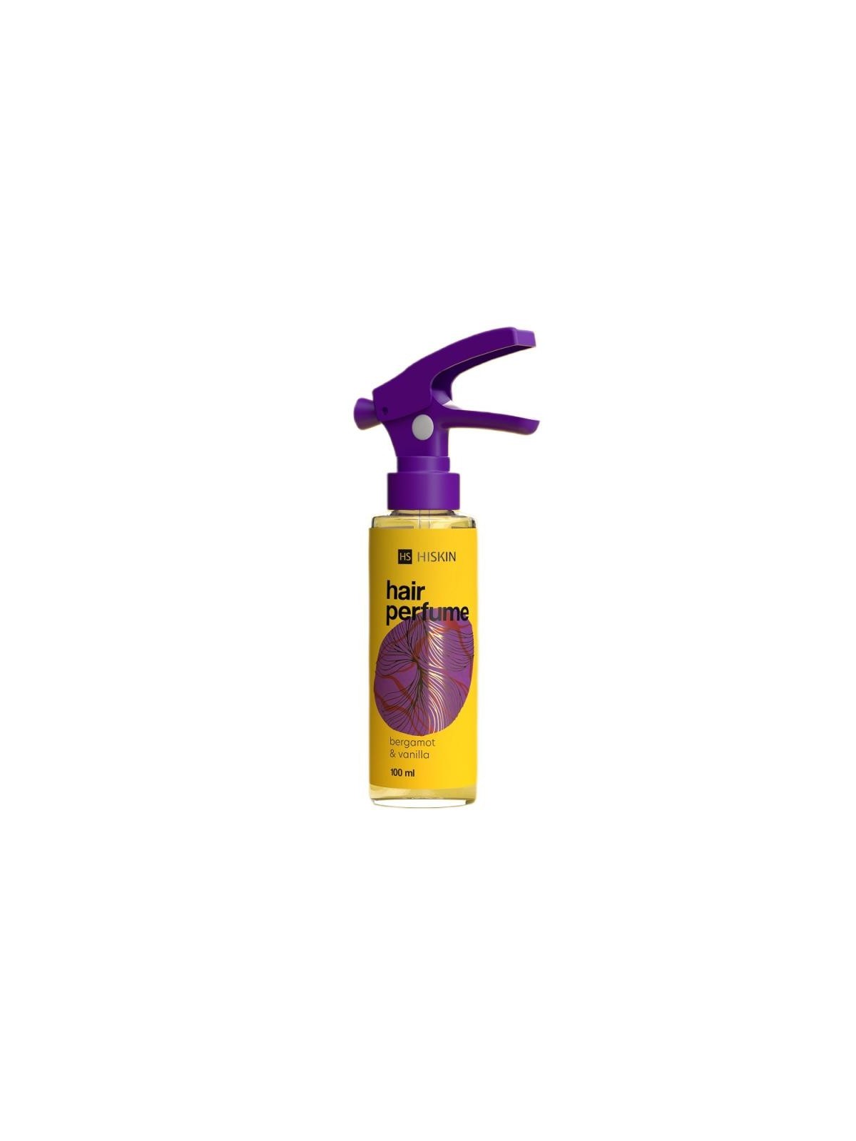 Hiskin profumo per capelli profumo per capelli bergamotto e vaniglia 100ml