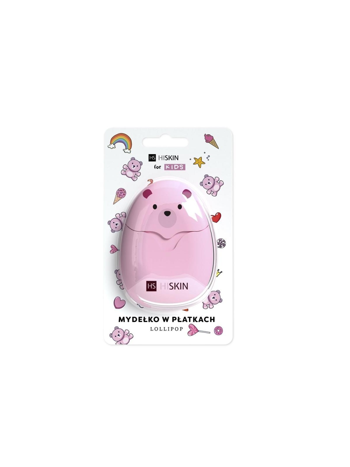 Hiskin scaglie di sapone per bambini, 50 pezzi.
