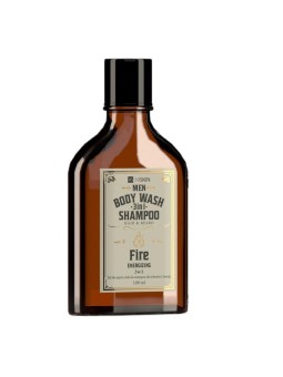 Hiskin men whisky gel doccia e shampoo per capelli e barba 3 in 1 fire 100 ml