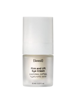 Iossi crema contorno occhi rassodante e lifting, crema contorno occhi nutriente ai peptidi con caffè e acido ialuronico 15 ml