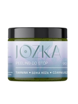 Jozka peeling per i piedi a base di prugnolo, rosa selvatica e cumino nero 90 ml