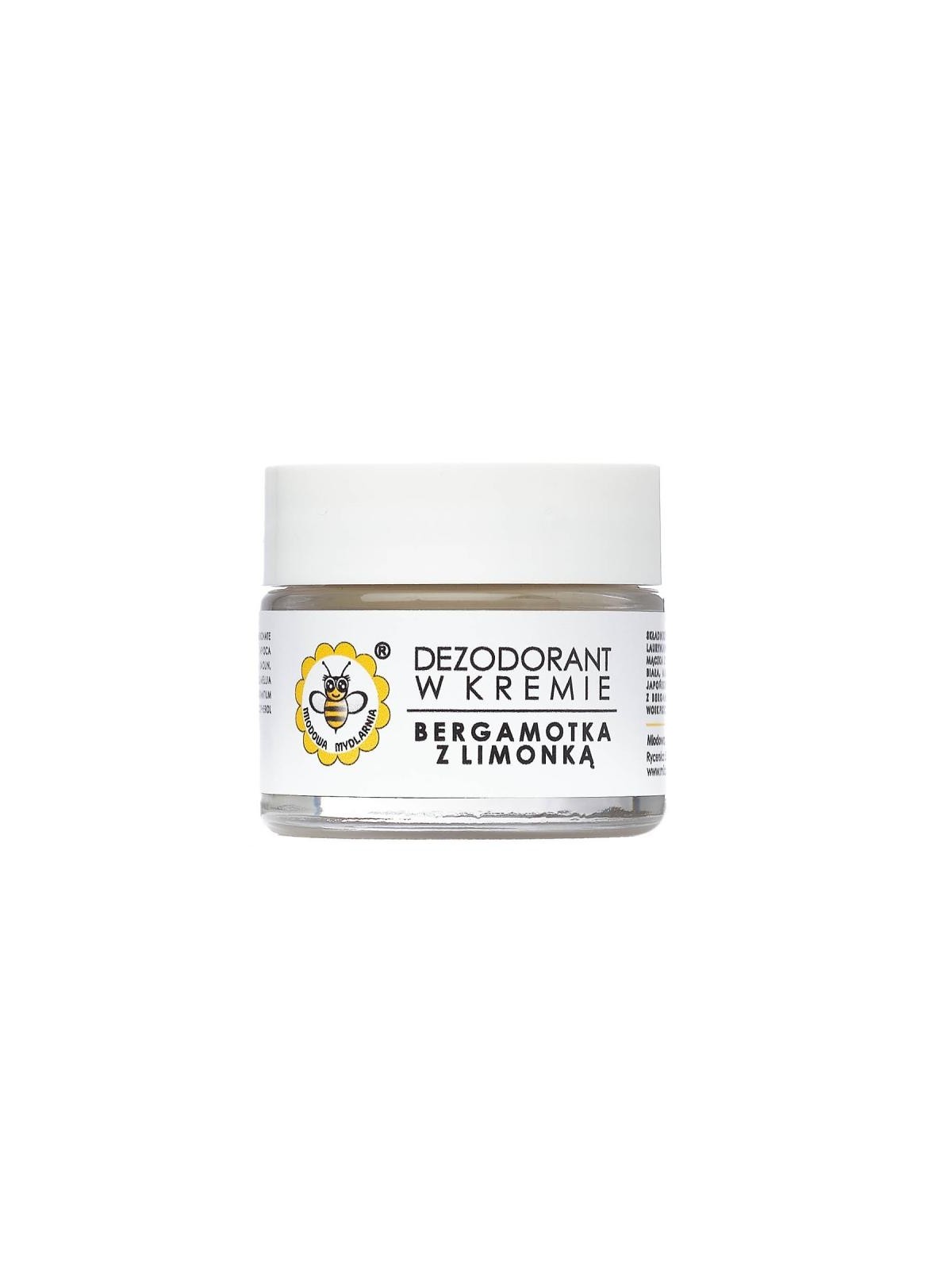 Miodowa mydlarnia deodorante alla crema di bergamotto e lime 55 g