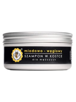 Miodowa mydlarnia shampoo al miele e carbone in cubo 70 g
