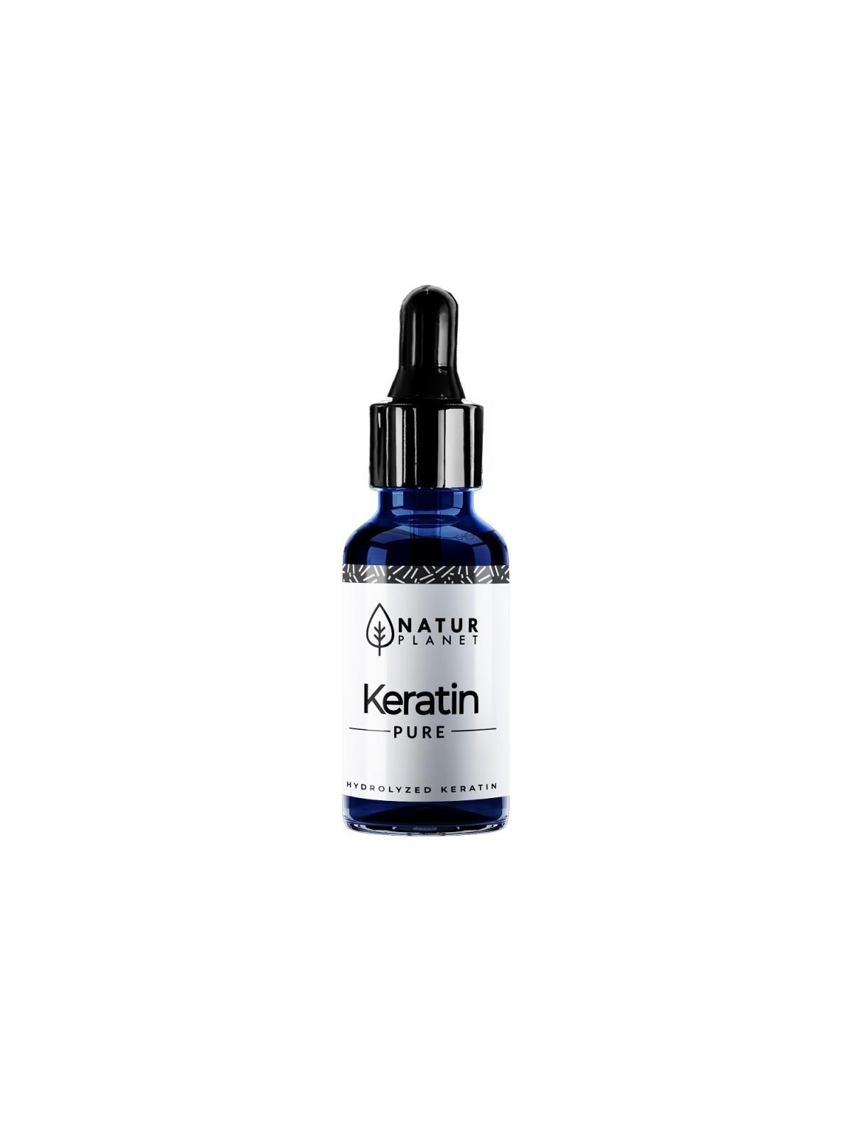 Natur planet keratin-pure cheratina idrolizzata per capelli e unghie 30 ml