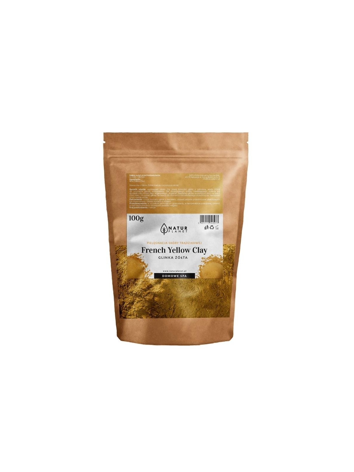 Natur planet argilla gialla 100g