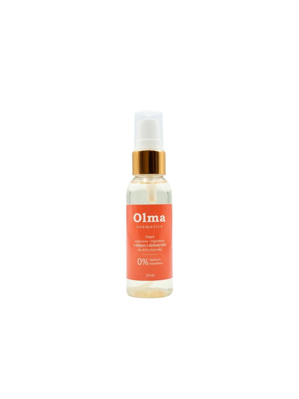Olma cosmetics olio di argan e mandorle per pelli mature con olio di rosa selvatica 50 ml