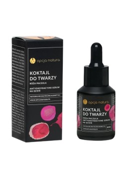 Natura option face cocktail, siero giorno antiossidante rosa e patchouli 30 ml