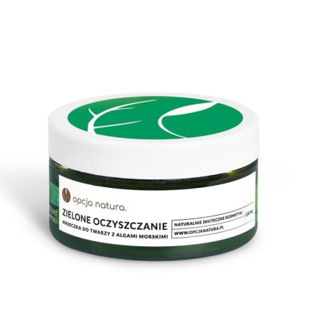 Opcja natura zielone maschera viso purificante alle alghe 100 ml