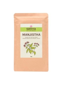 Sattva ayurveda manjista powder erbe coloranti in polvere 50g