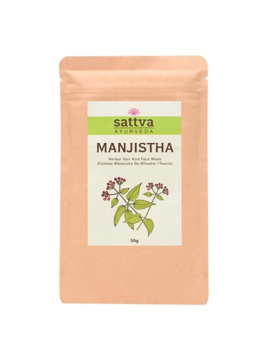 Sattva ayurveda manjista powder erbe coloranti in polvere 50g