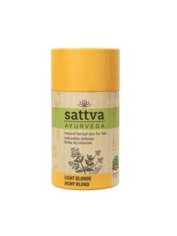 Sattva tintura naturale a base di erbe per capelli, tinta naturale a base di erbe, biondo chiaro 150 g