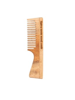 Sattva pettine singolo per capelli neem neem 19 cm