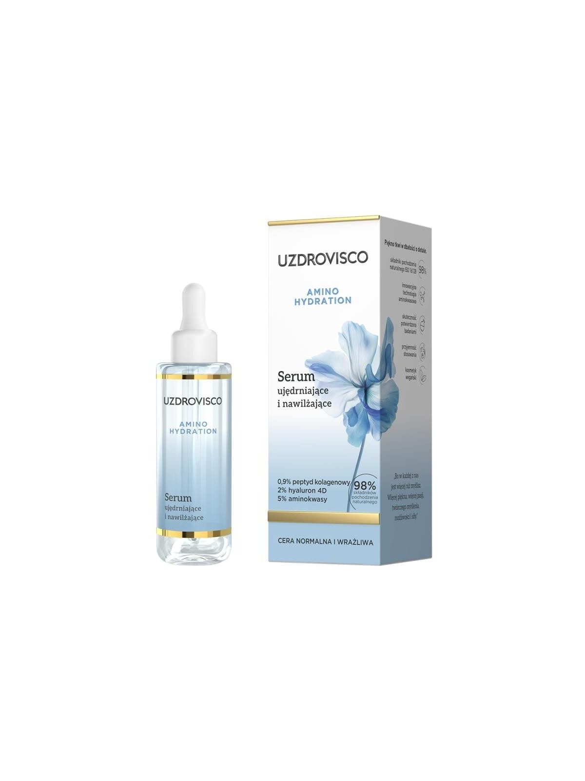 Uzdrovisco amino hydration siero rassodante e idratante 30 ml