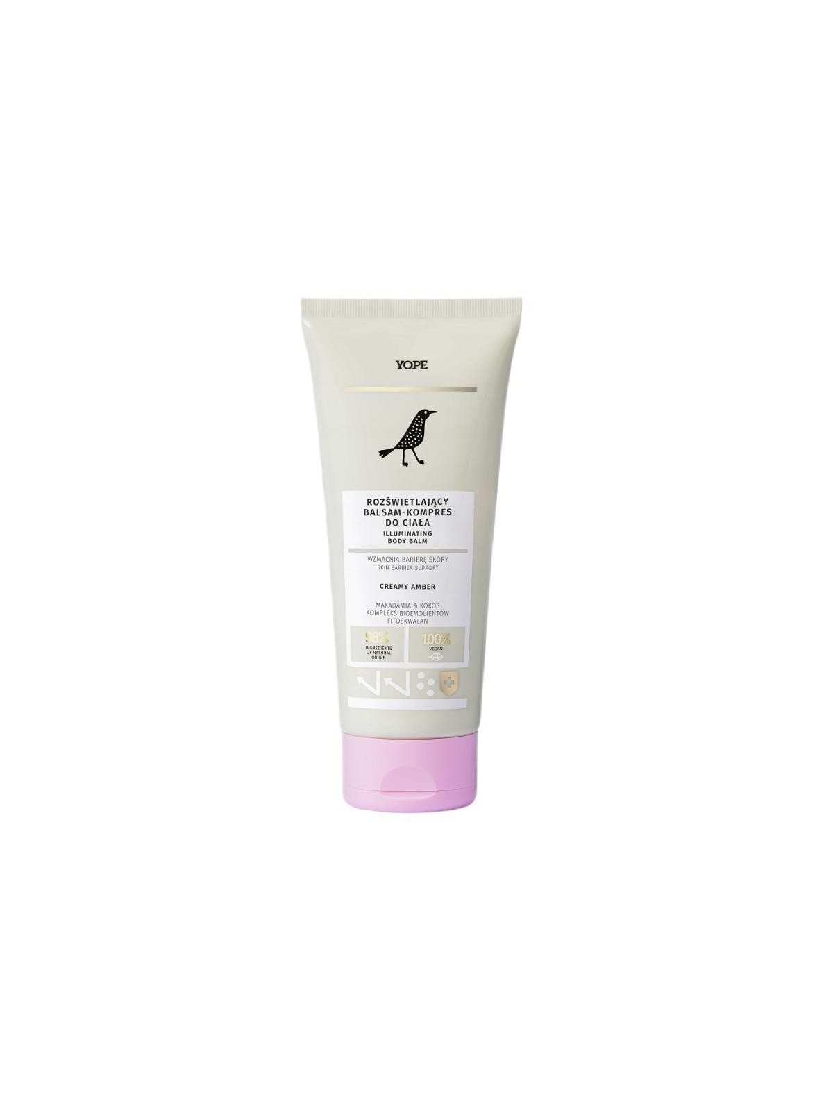 Yope crema corpo illuminante ambra 200 ml