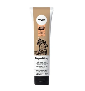 Yope daily heroes balsamo super lucido con lino per capelli crespi 170ml