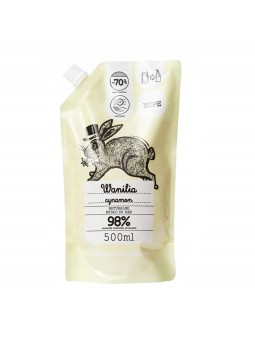 Yope ricarica di sapone liquido idratante vaniglia e cannella 500 ml