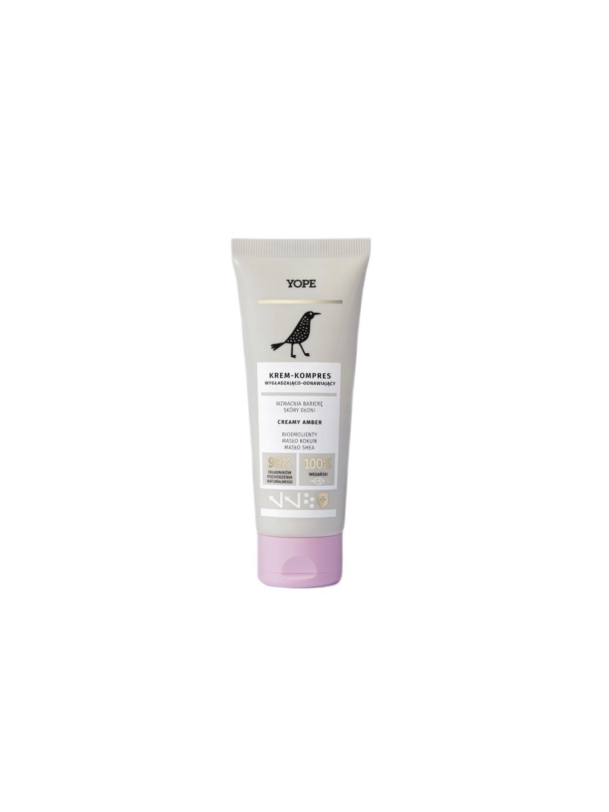 Yope crema mani levigante e rinnovatrice - impacco ambrato cremoso 50 ml