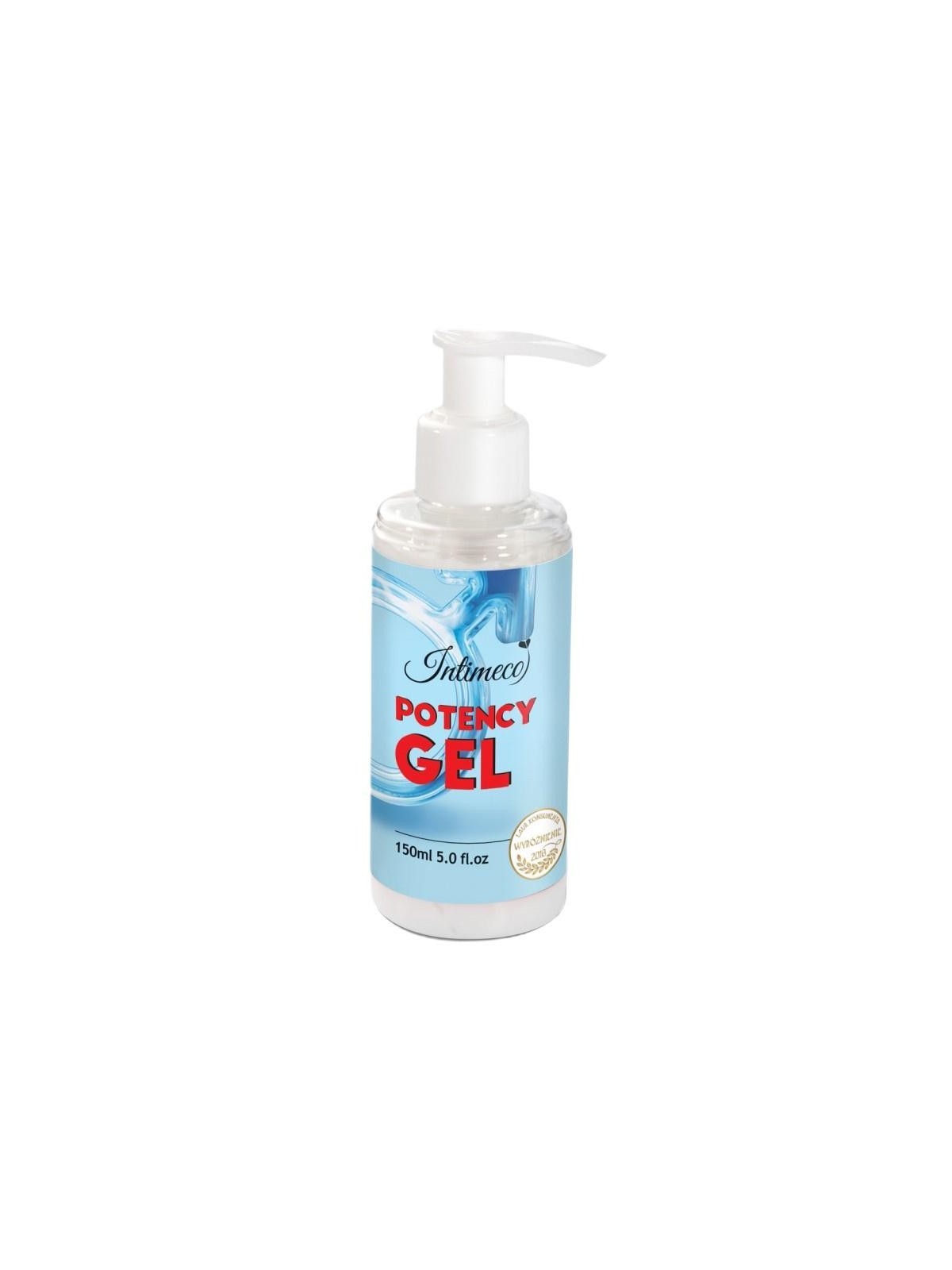 Intimeco potency gel gel intimo per uomo che aumenta il desiderio sessuale con una pompa da 150 ml