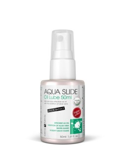 Lovely lovers aqua slide oil lube olio intimo a base d'acqua con aloe 50 ml