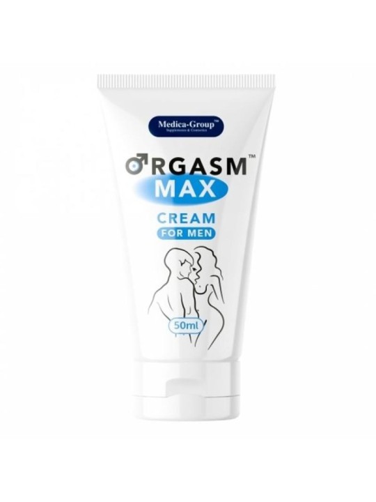 Medica-group orgasm max cream for men crema intima per erezioni forti e durature per uomo 50 ml