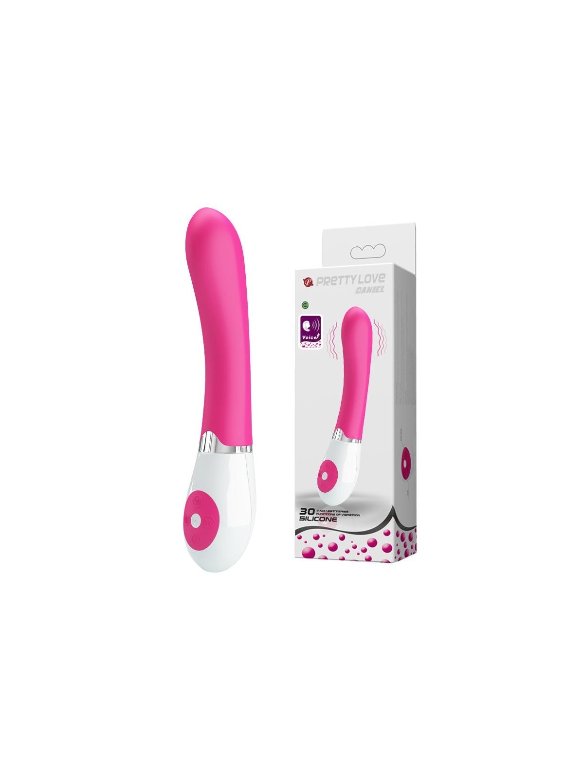 Pretty love vibratore daniel con 30 funzioni di vibrazione con attivazione vocale