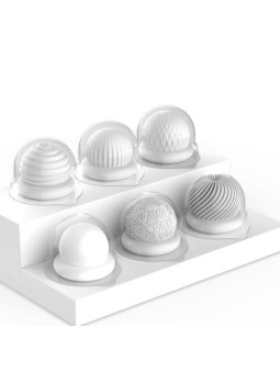 S-hande masturbatore a forma di uovo jelly cup