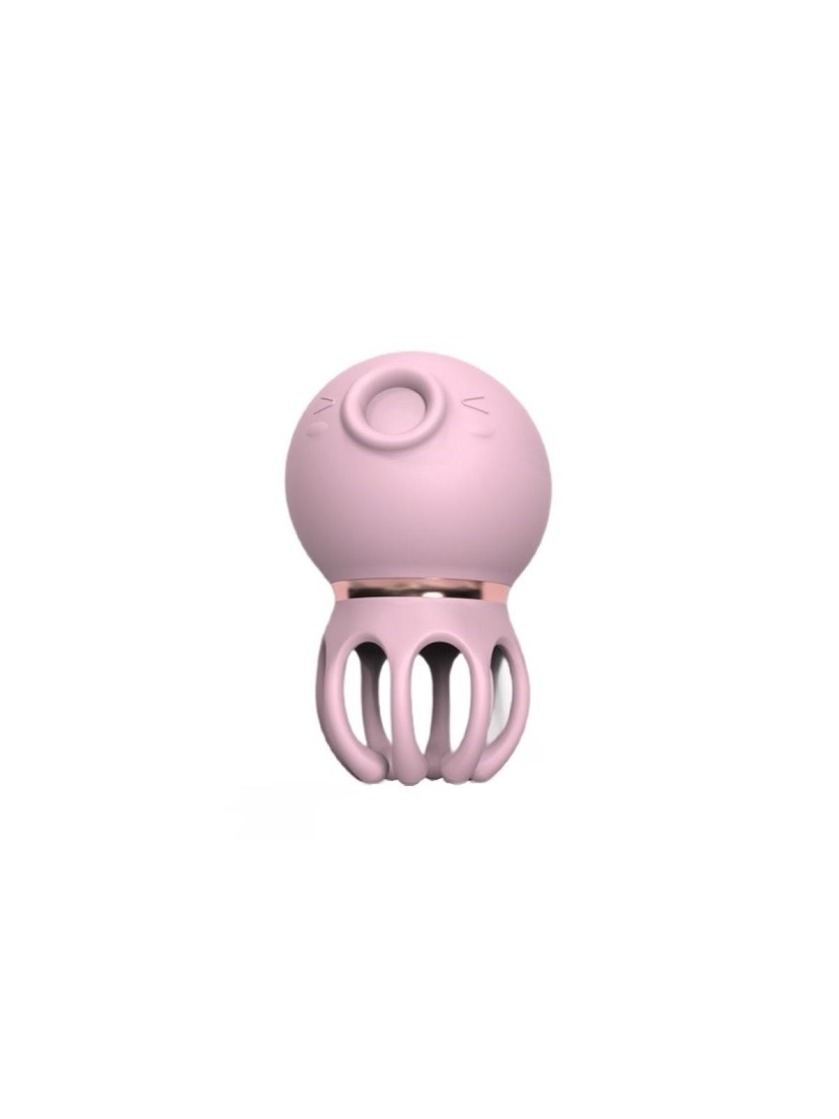 S-hande vibratore a suzione mirror 2 rosa