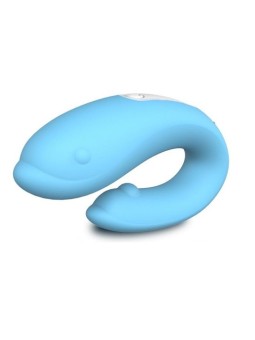 S-hande vibratore flessibile con telecomando winter-rtc con 9 modalità di vibrazione, azzurro chiaro