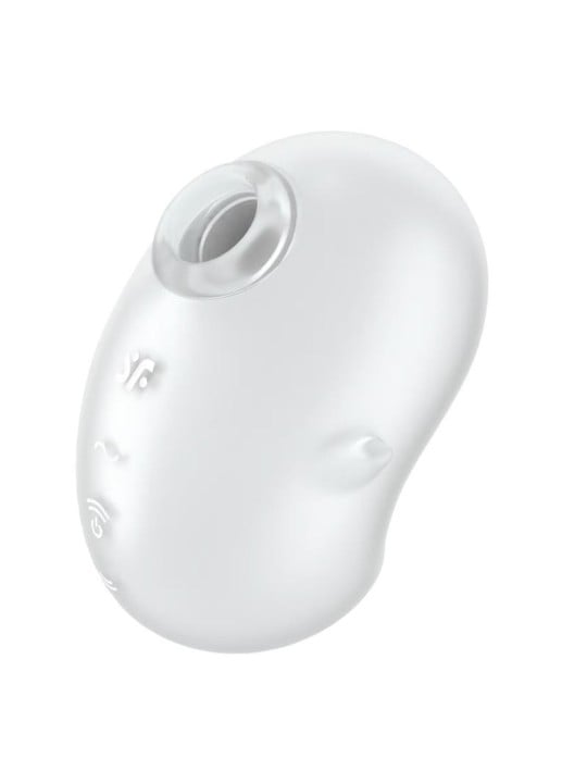 Satisfyer stimolatore clitorideo cutie ghost bianco