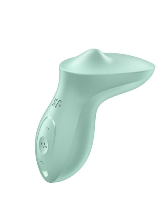 Satisfyer vibratore clitorideo rotante exciterrr con perline verdi