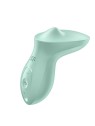 Satisfyer vibratore clitorideo rotante exciterrr con perline verdi
