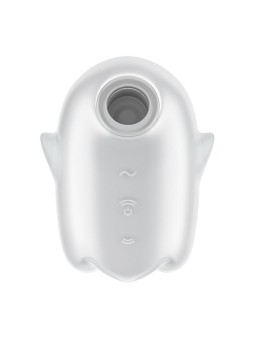 Satisfyer vibratore a ventosa fantasma luminoso bianco