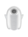 Satisfyer vibratore a ventosa fantasma luminoso bianco
