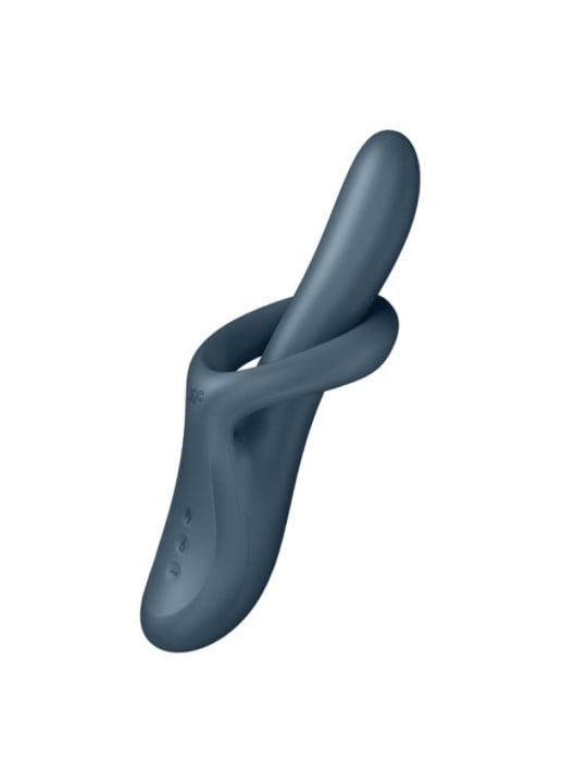 Satisfyer stimolatore clitorideo heat flex 4 grigio