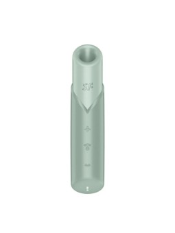 Satisfyer massaggiatore a pressione naughty kiss verde